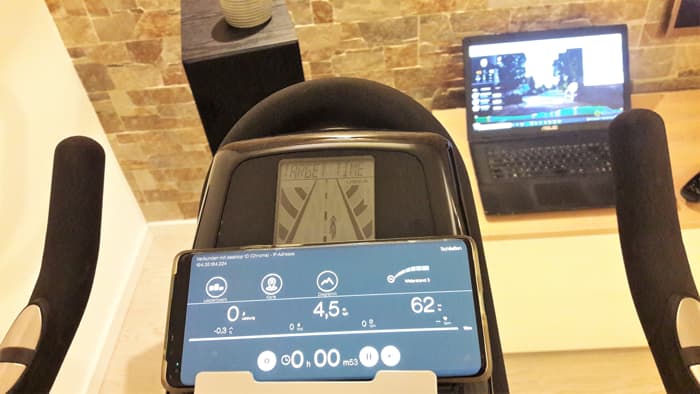 Kinomap App Remote Laptop