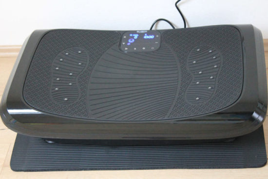 Vibrationsplatte Vibrationstrainer Fitnessplatte klappbar 3D Vibrationsgerät 