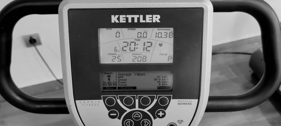 Liegeergometer Computer Display - Kettler RX7 selbst